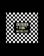 Checkered Flag by Space Invader Title Screen